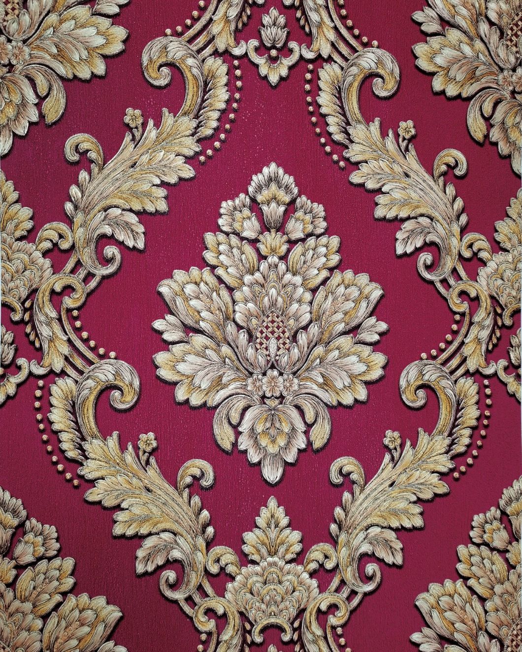PVC Wallpaper Vinyl Wall Paper Hot Selling 3D Wallpaper for Home Decor