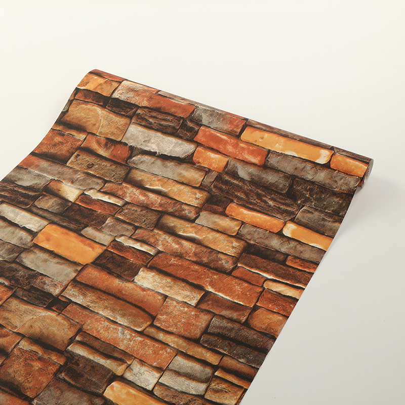 3D Brick Wallpaper Waterproof Wall Paper Wall Covering for Home Decor