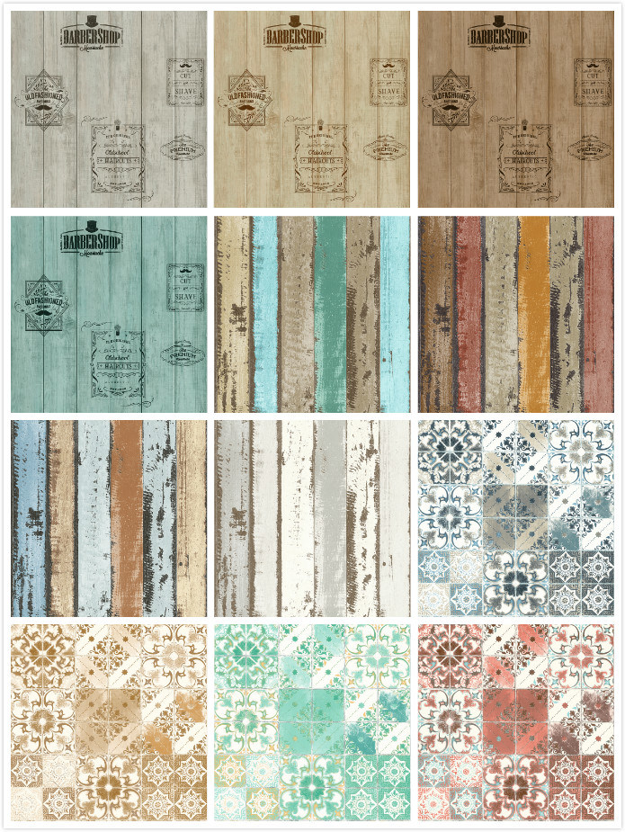 PVC Vinyl Wallpaper 3D Modern Wall Paper Wall Covering