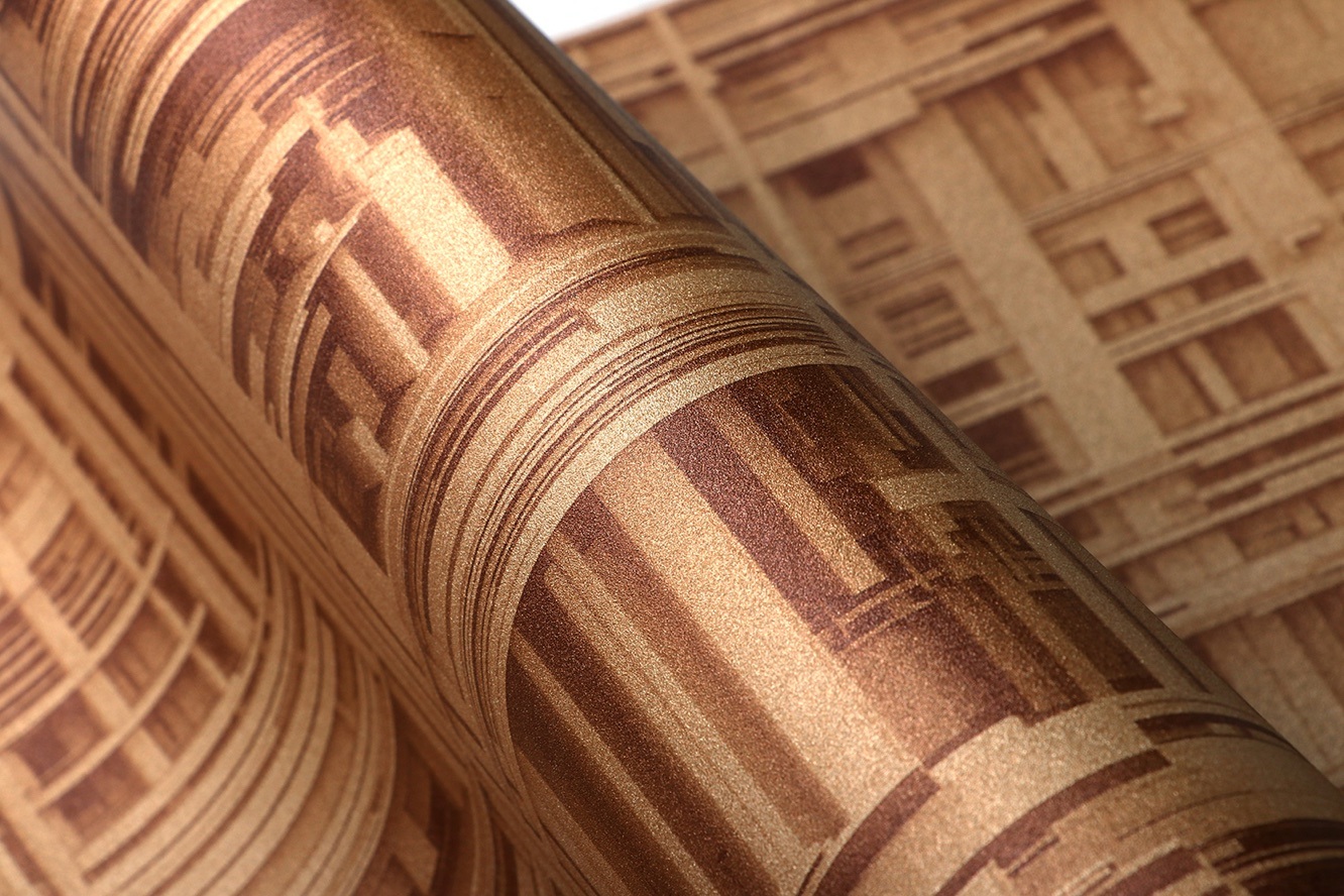 New PVC High Quality Wallpaper Modern 3D Design