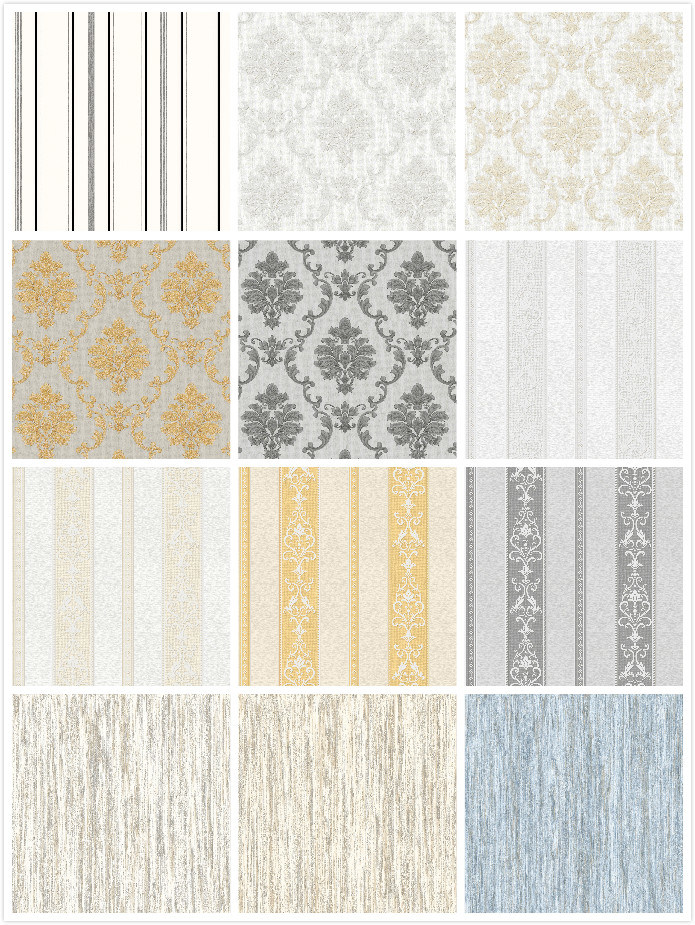 Modern 3D Wallpaper PVC Vinyl Wall Paper for Home Decoration