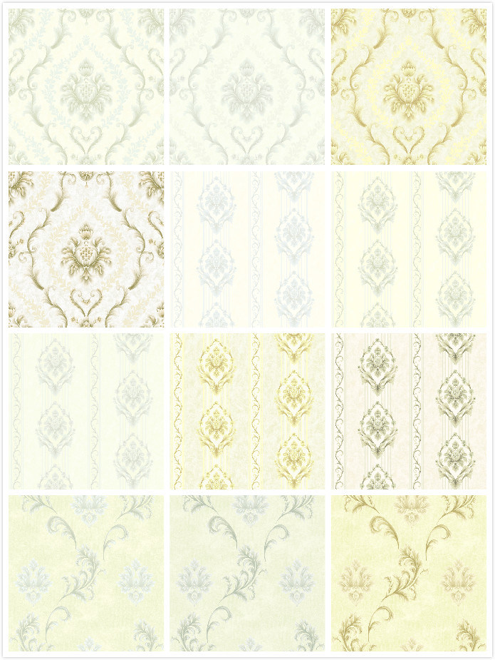 PVC Wall Paper Luxury Wallpaper for Home Decoration