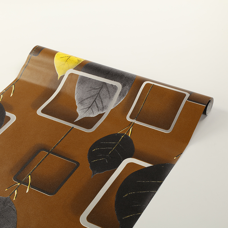 PVC Modern Vinyl Wallpaper 3D Waterproof Wall Paper for Home Decor