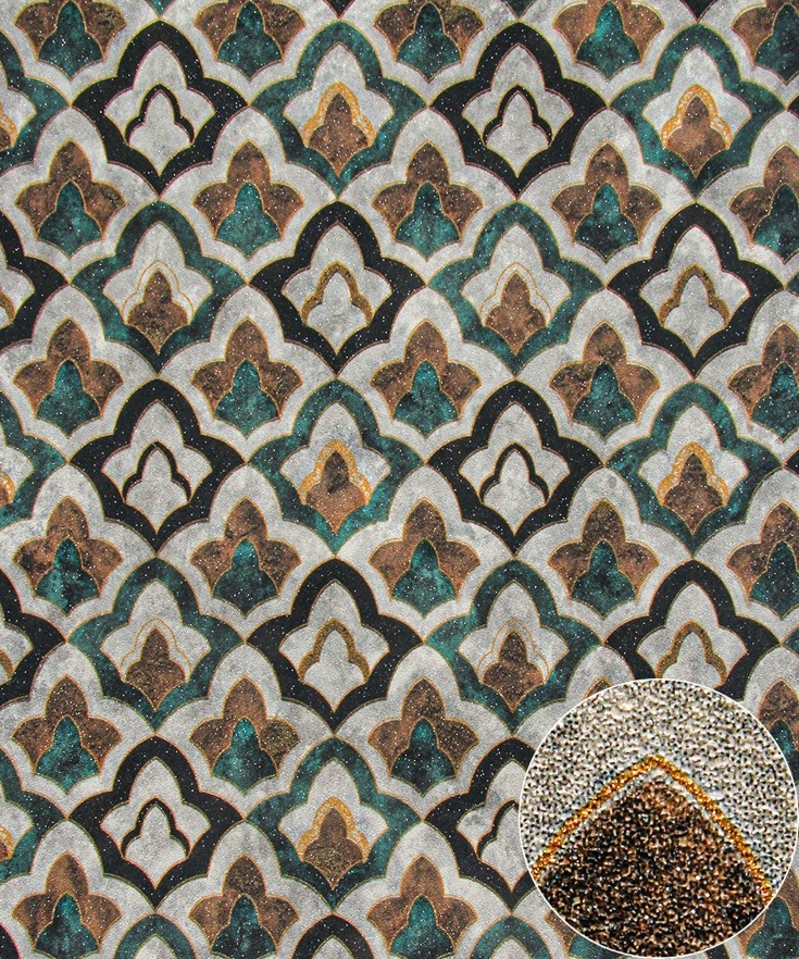 PVC Vinyl Wallpaper Modern Design Waterproof Wallpaper for Home Decor