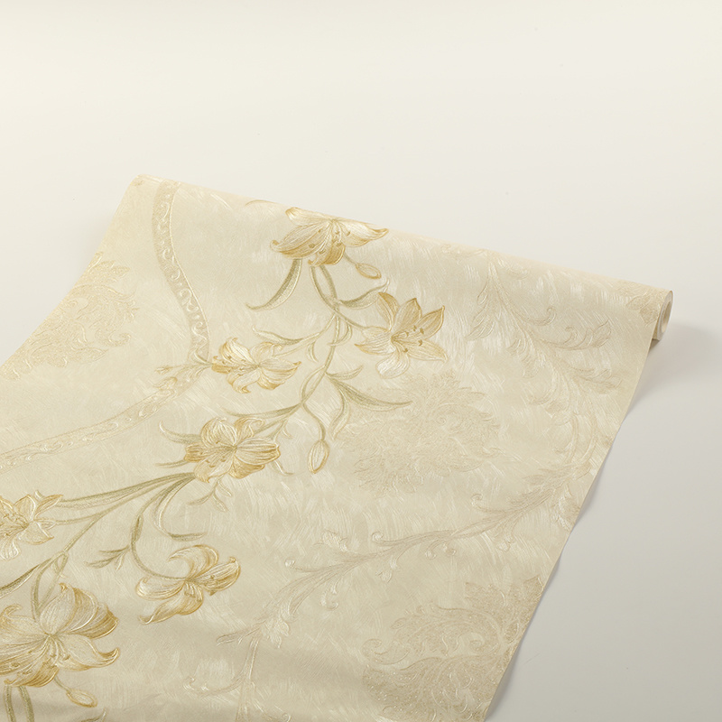 Waterproof Vinyl PVC Damask Wallpaper Wall Covering for Home Decoration