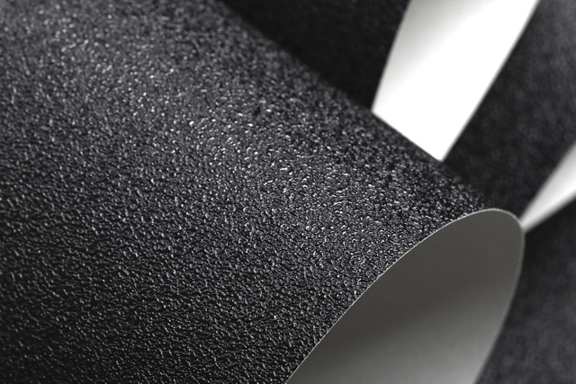 New PVC High Quality Wallpaper Modern Luxury Black Plain Design