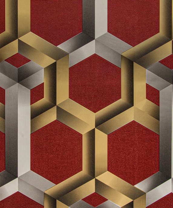 PVC Vinyl Waterproof Wallpaper Modern 3D Design Wallpaper for Home Decor