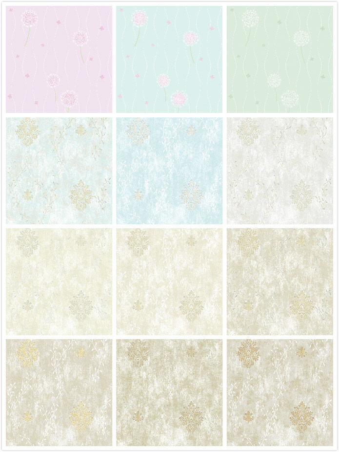 Non-Woven Wallpaper Luxury Wall Paper for Home Decoration