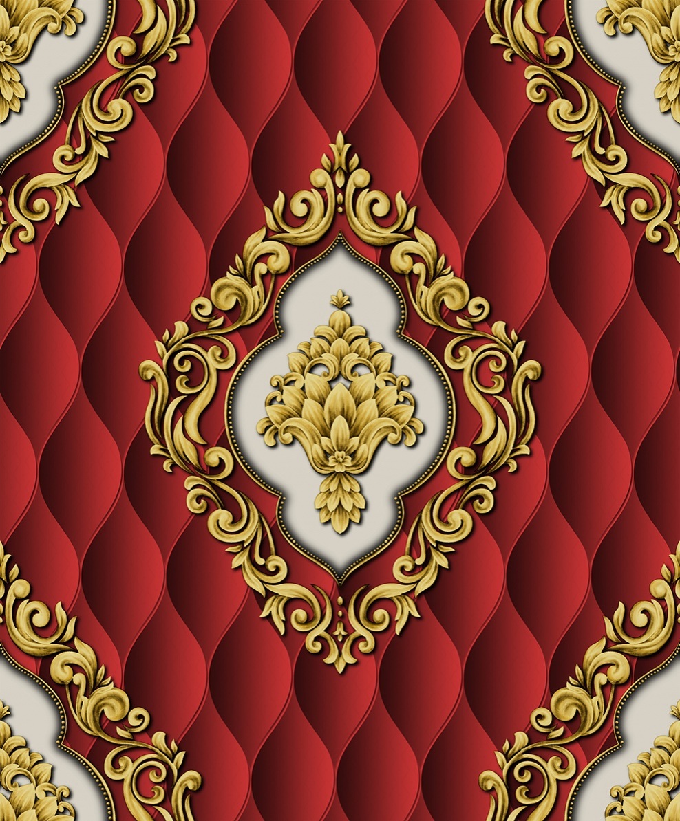 PVC Factory Price Wall Paper Modern 3D Design Vinyl Luxury Waterproof Wallpaper for Home Decor