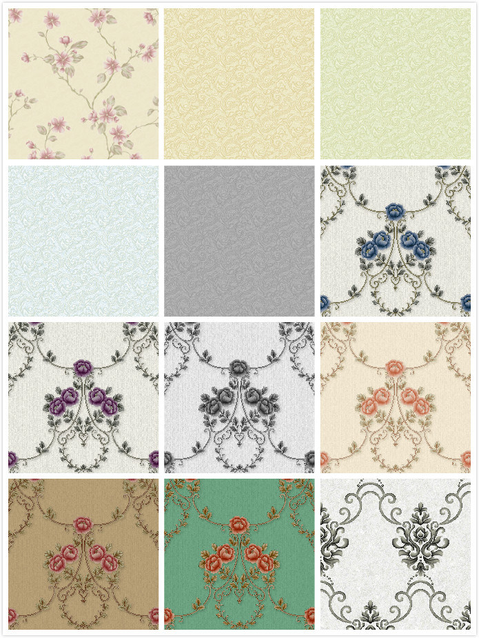 Deep Embossing Wallpaper Vinyl Wall Paper for Home Decor