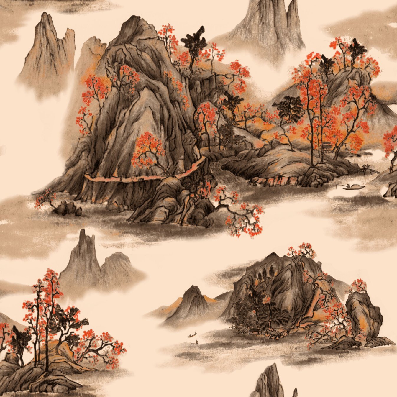 Waterproof Wallpaper Vinyl PVC Wall Paper for Home Decor