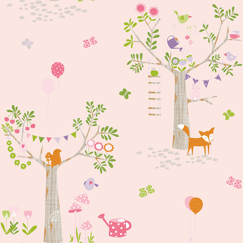 New PVC High Quality Wallpaper Modern Kids Animal Design