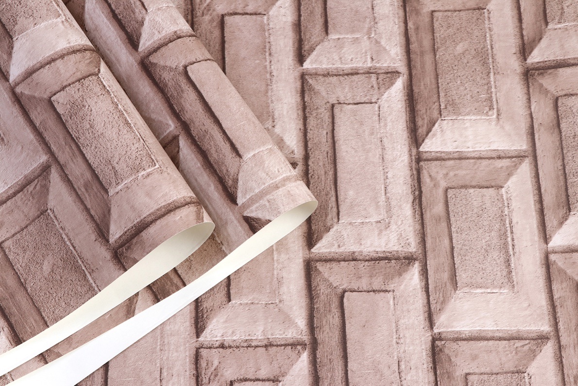 New PVC High Quality Wallpaper Modern Industry Brick Style