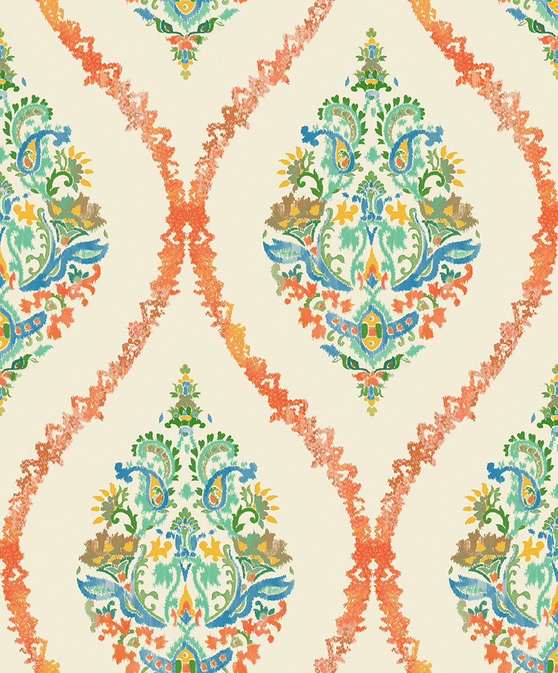 New PVC High Quality Wallpaper Classic South America Style
