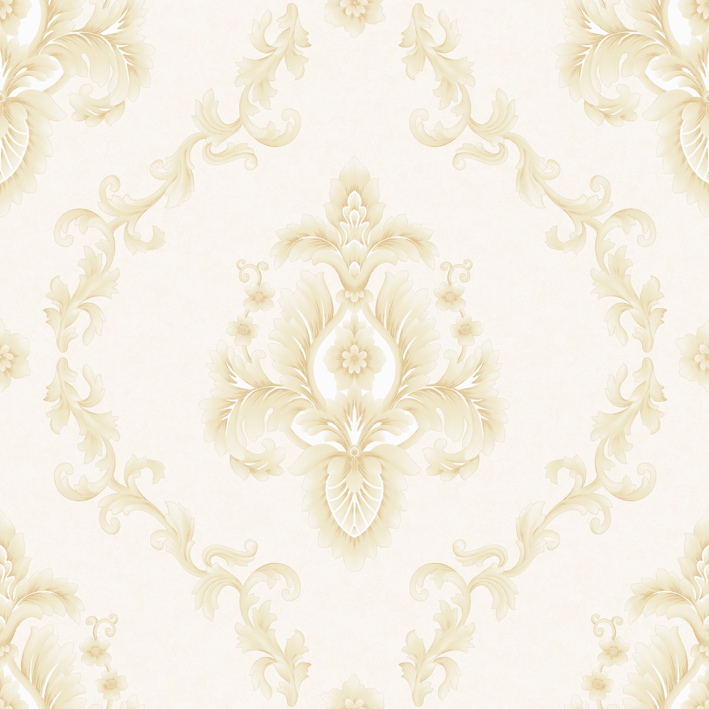New PVC High Quality Wallpaper Luxury Damask Design