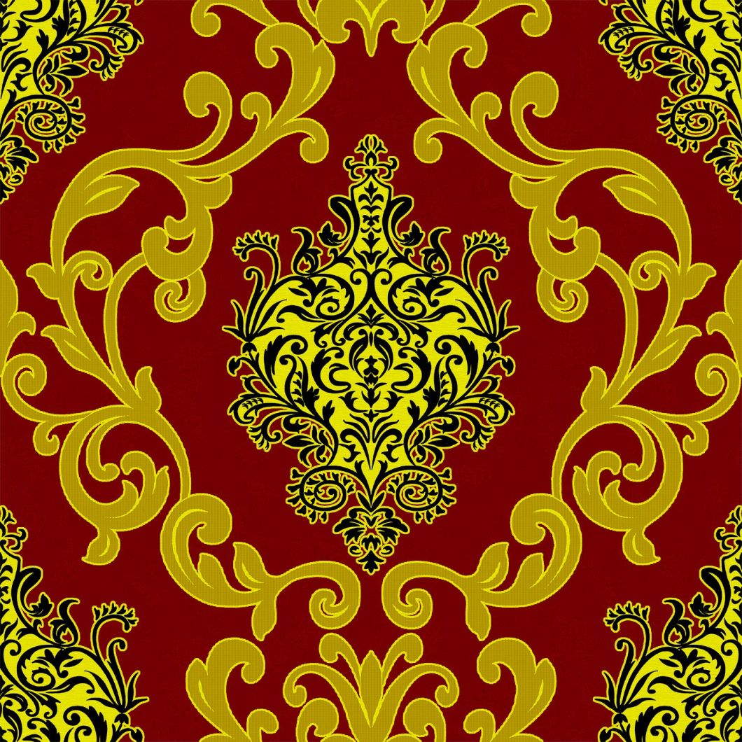 PVC Vinyl Wallpaper Modern 3D Wall Paper for Home Decor