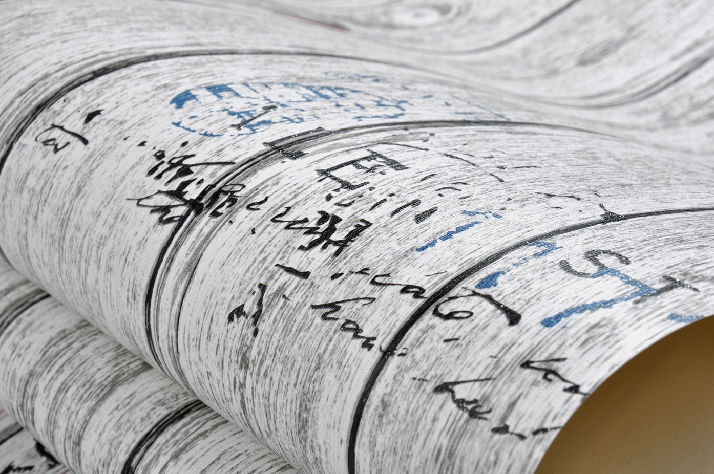 New PVC High Quality Wallpaper Modern Colorful Wooden Style
