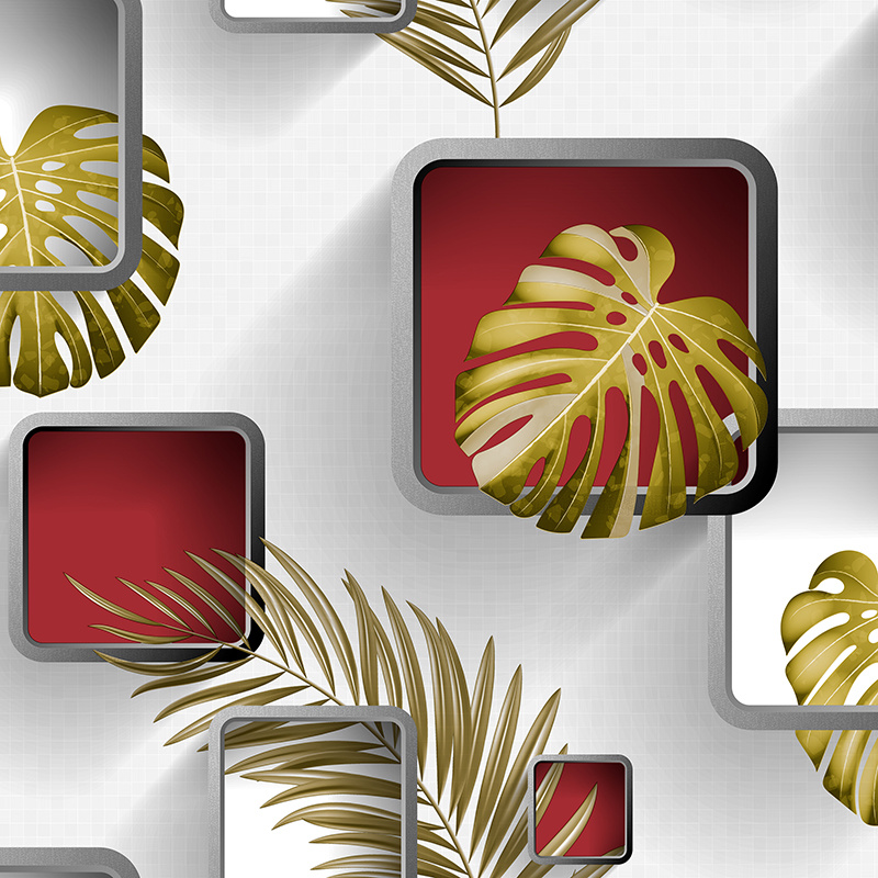 Factory Price PVC Wall Paper Modern 3D Design Vinyl Luxury Wallpaper for Home Decoration