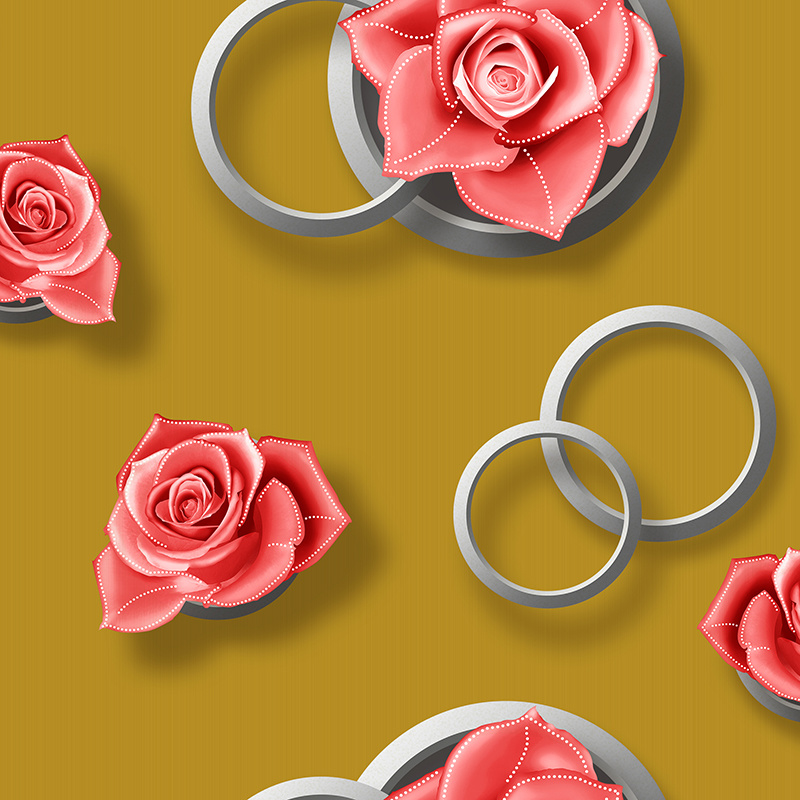 Factory Price PVC Wall Paper 3D Waterproof Vinyl Modern Design Luxury Wallpaper for Home Decoration