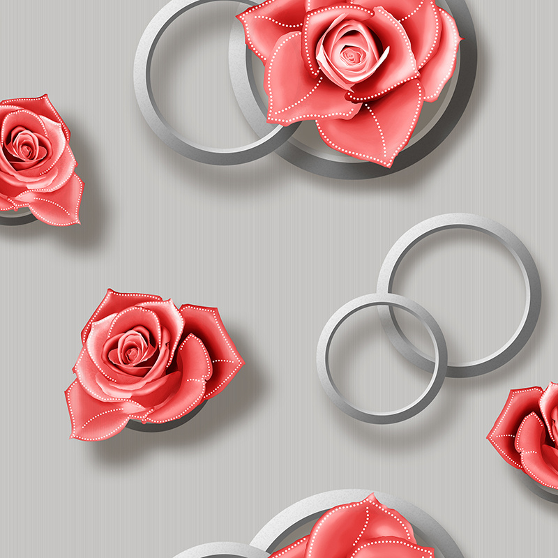 Factory Price PVC Wall Paper 3D Waterproof Vinyl Modern Design Luxury Wallpaper for Home Decoration