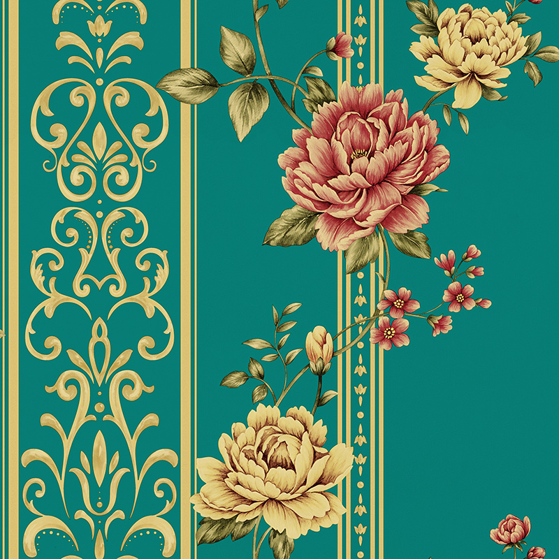 Factory Price PVC Wall Paper Waterproof Vinyl Modern Design Luxury Wallpaper for Home Decoration