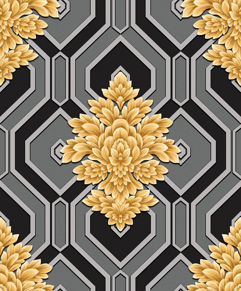 PVC Modern Wallpaper Factory Price 3D Design Waterproof Vinyl Luxury Wall Paper for Home Decoration