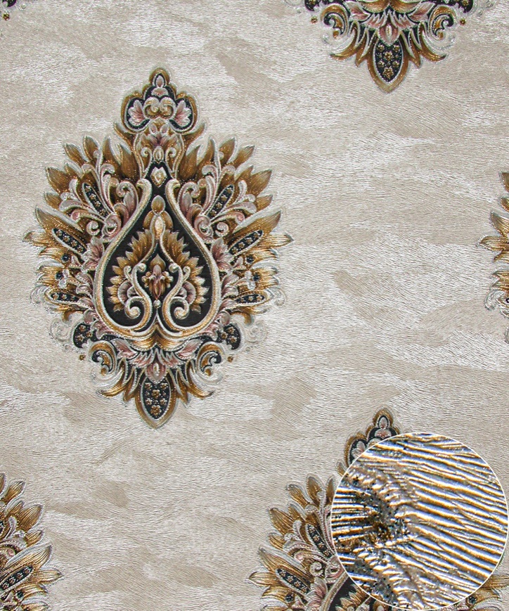 PVC Vinyl Wallpaper Modern 3D Design Waterproof Wallpaper for Home Decortion