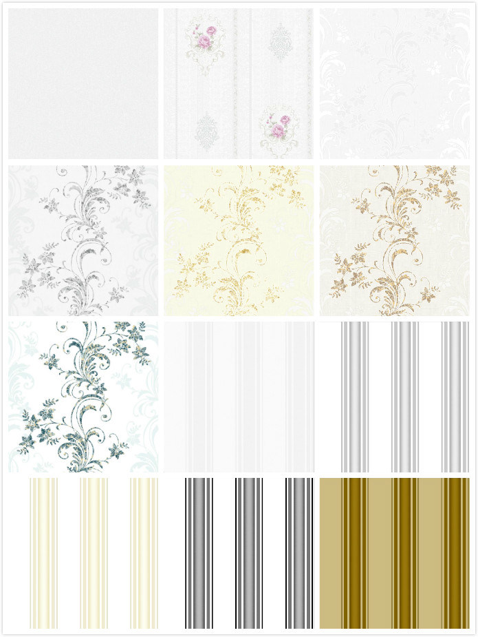 PVC Luxury Wallpaper Vinyl Wall Paper for Home Decoration