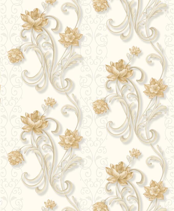 PVC Luxury Wallpaper Vinyl Wall Paper for Home Decoration