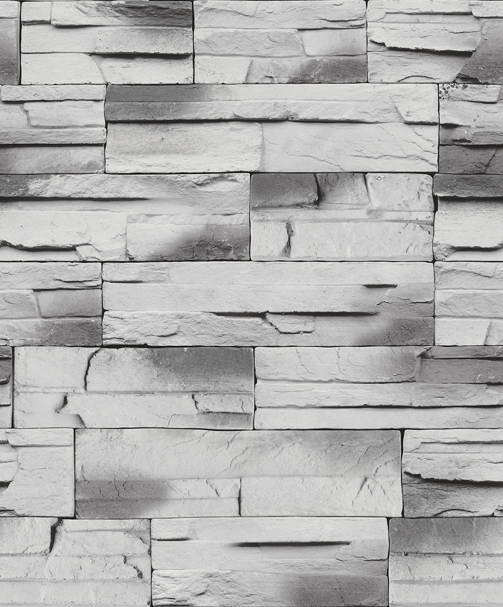 PVC Vinyl Wallpaper Modern Stone 3D Wall Paper