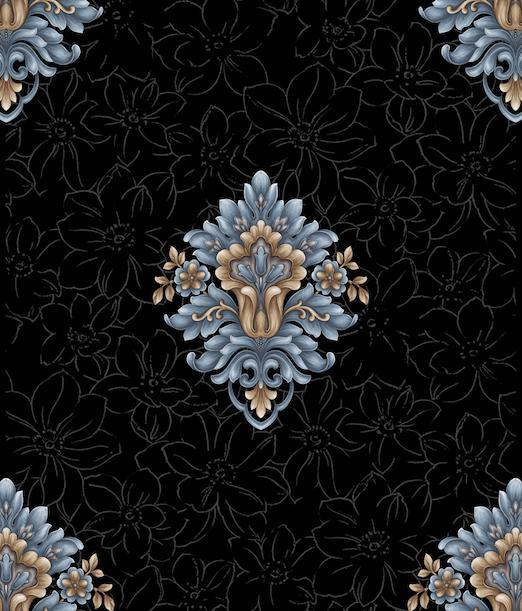 PVC Vinyl Wallpaper 3D Modern Wall Paper Damask Wallpaper for Living Room