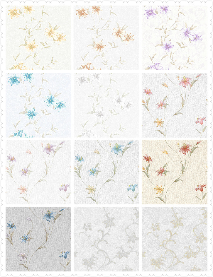 PVC Wallpaper Vinyl High Quality Wall Paper for Home Decoration