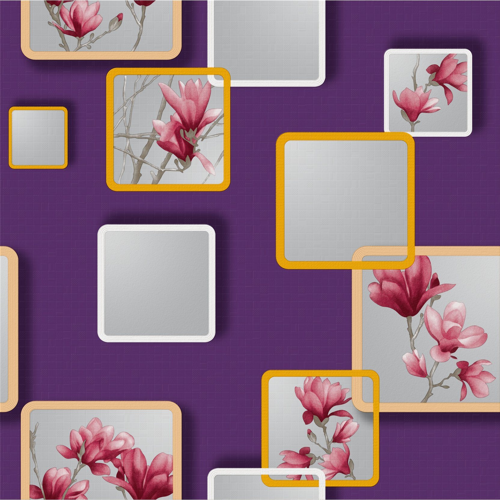Waterproof Wallpaper Vinyl PVC 3D Wall Paper for Home Decor