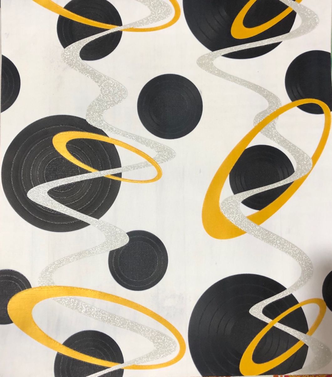 PVC Vinyl Wall Paper Factory Price Waterproof Luxury Modern Wallpaper for Living Room