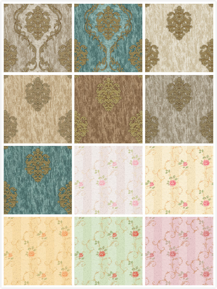 Hot Selling Wallpaper PVC Luxury Wall Paper for Home Decor