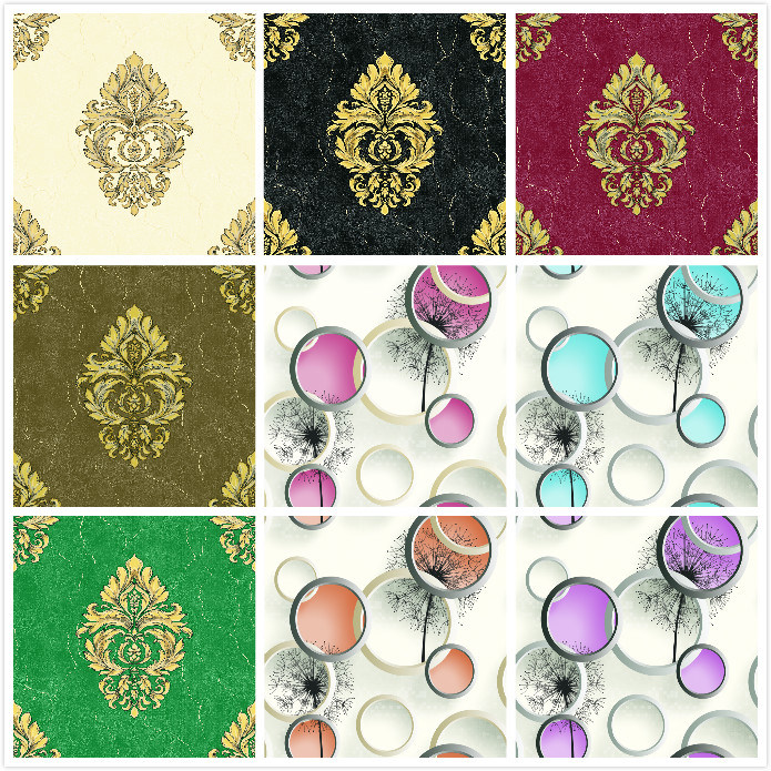 Waterproof Wall Paper 3D Wallpaper PVC Wallpaper for Home Decoration