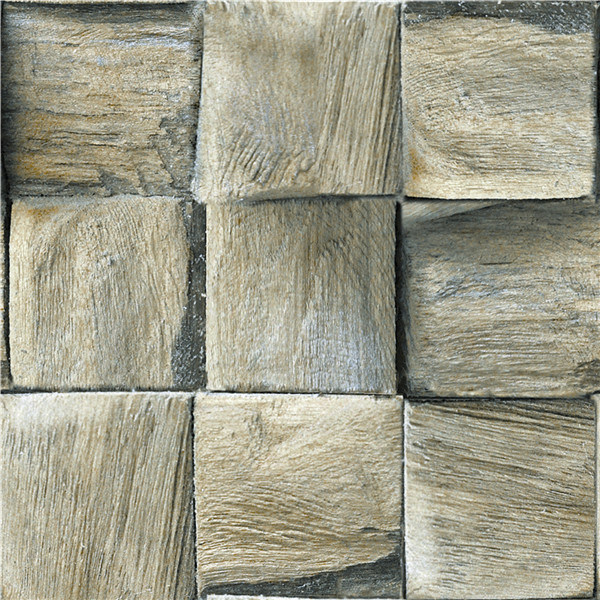 2021 New Design PVC Wallpaper 3D Wooden Design