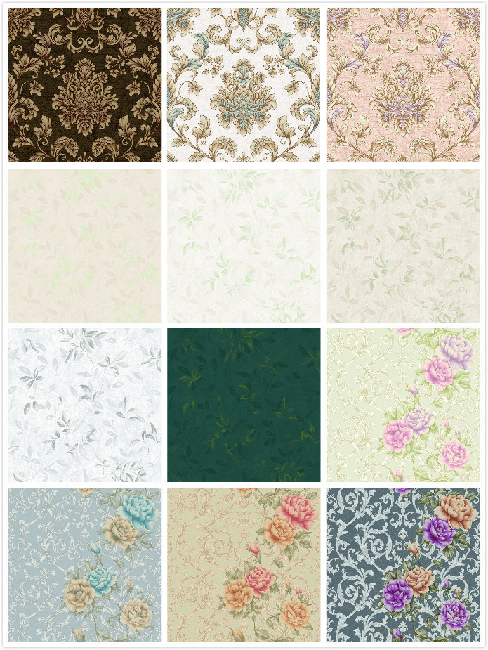 PVC Vinyl Wallpaper Luxury Wall Paper for Living Room