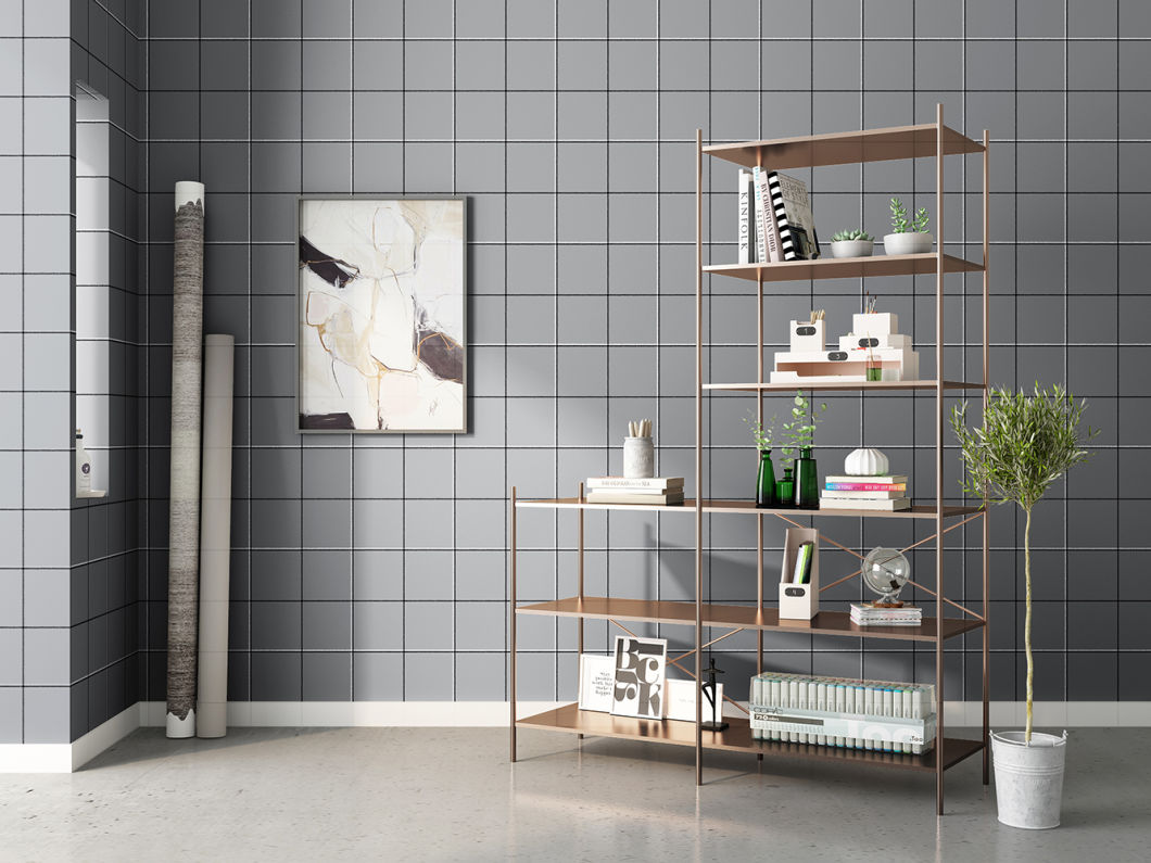 New PVC High Quality Wallpaper Modern Luxury Geometric Lines Design