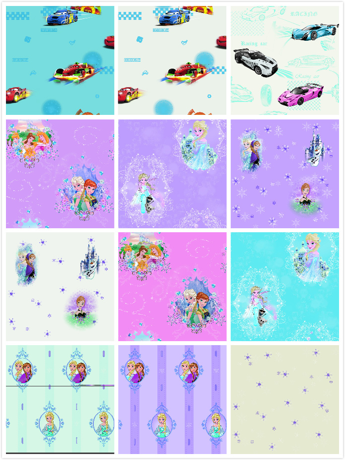 High Quality Wall Paper PVC Vinyl Wallpaper for Children Room