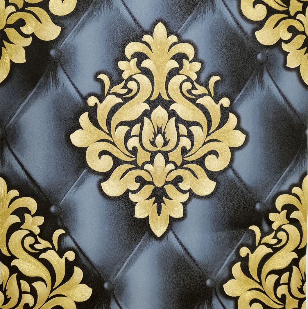 New Modern Classic Style PVC Decoration 3D Design Wallpaper