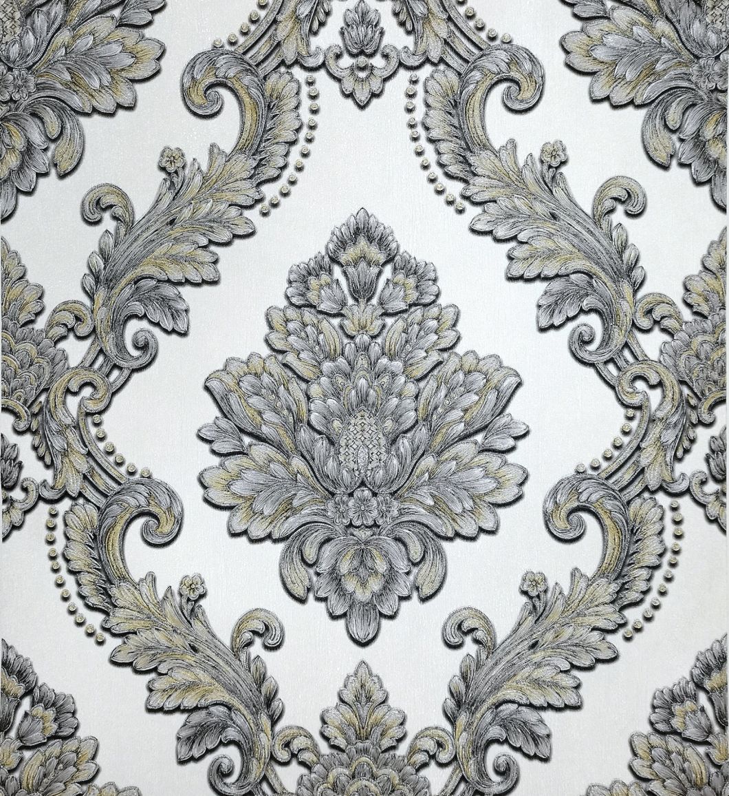 PVC Wallpaper Vinyl Wall Paper Hot Selling 3D Wallpaper for Home Decor