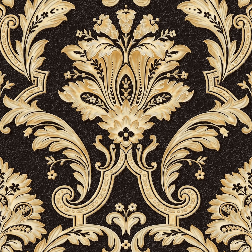 PVC Wallpaper High Quality Vinyl 3D Wall Paper for Home Decor
