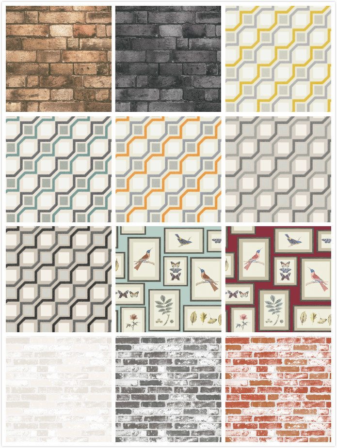 PVC Vinyl Wallpaper 3D Modern Wall Paper Wall Covering
