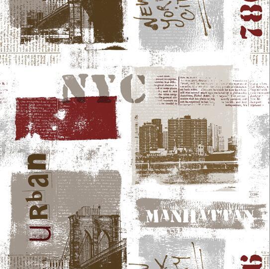 3D PVC Wallpaper Vinyl Wall Paper for Children Room