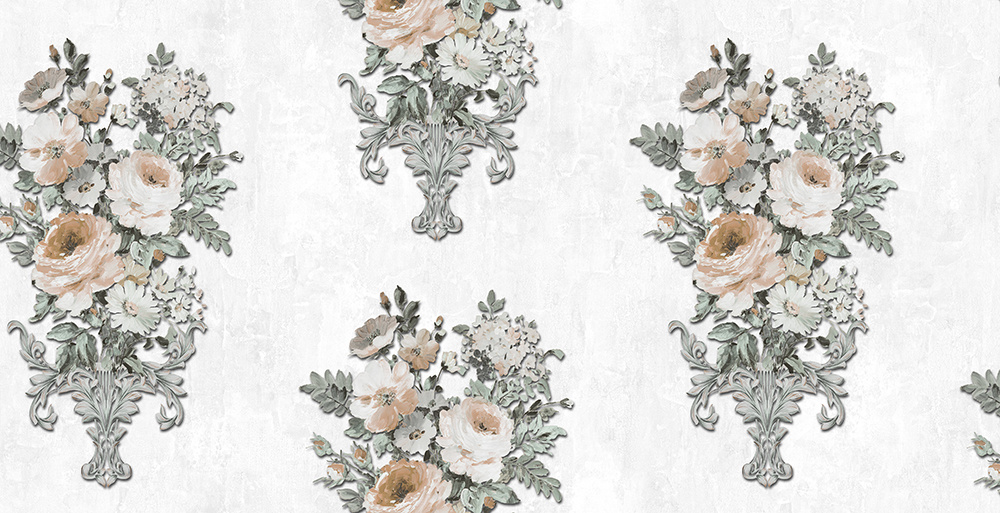 106 PVC Wallpaper Luxury Wall Paper for Home Decoration