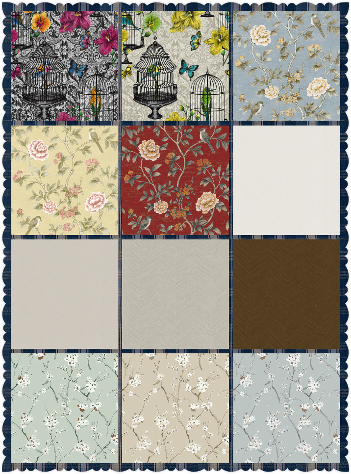 High Quality Luxury Wallpaper Classic Non Woven Wall Paper