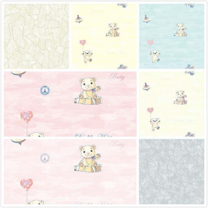 Non-Woven Wallpaper Luxury Wall Paper for Home Decoration