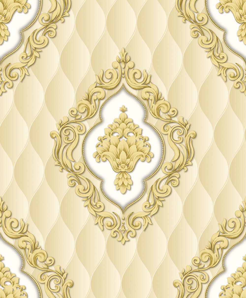 PVC Factory Price Wall Paper Modern 3D Design Vinyl Luxury Waterproof Wallpaper for Home Decor
