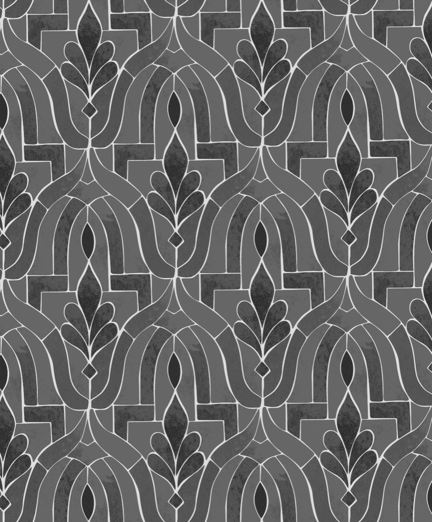 Modern 3D Wallpapers Non Woven Wall Papers for Living Room